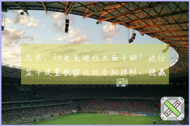 兄弟，im电竞游戏画面卡顿？这份显卡设置教程让你告别掉帧，稳赢对局！